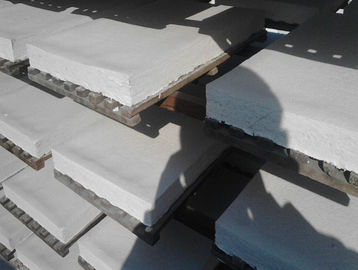 Placa de fibra cerâmica refratária branca da pureza alta para a fornalha de alta temperatura