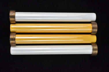 Cor revestida cerâmica industrial do amarelo do atuador da alumina dos pistões da resistência de desgaste