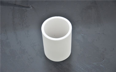 Cor branca do tubo cerâmico do óxido de alumínio de resistência térmica para a indústria