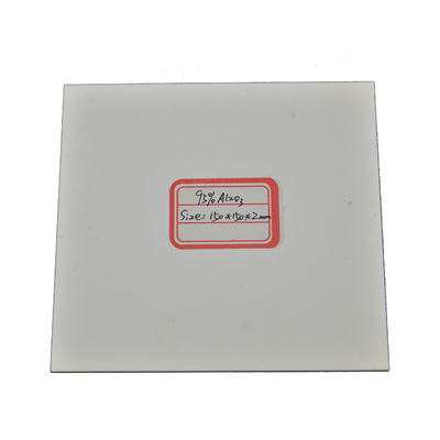 Placa cerâmica 9 Mohs da alumina de alta temperatura com 8,9 expansão térmica de X 10-6/K