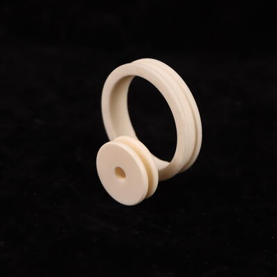 Resistência flexural 200 a 400 MPa Resistência dieléctrica cerâmica de alumínio 18 a 20 KV por mm Componentes cerâmicos de alta resistência