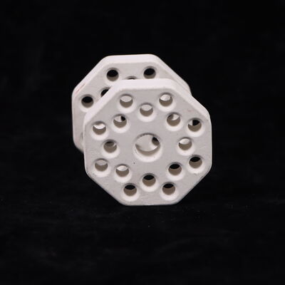 Resistência ao choque térmico 250 Mullite Cerâmica com coeficiente de expansão térmica de 4,5 a 5,5 × 10−6 por Kelvin e dureza de 7 a 8 Mohs Usado em sistemas de proteção térmica