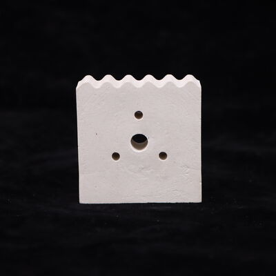Isolante térmico cerâmico de mulita com dureza de 7 a 8 Mohs, proporcionando isolamento térmico e ponto de fusão de 1840 a 1850 graus Celsius