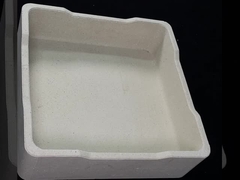 Mobiliário de forno refratário liso e plano com resistência ao esmagamento a altas temperaturas > 35 MPA