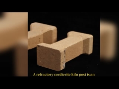 Postes personalizados de fornos de cordierita, prateleiras de fornos refratários para fornos de túneis