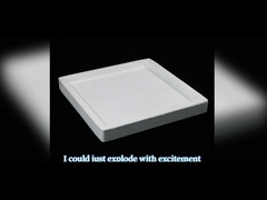 Taça de forno Mullite Sagger para a queima de materiais magnéticos