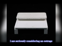 placas refractárias com ranhuras para cozimento de núcleos de ferrita Mn-Zn